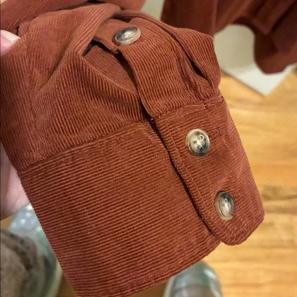 NWT: madewell boxy corduroy button up - Picture 5 of 11